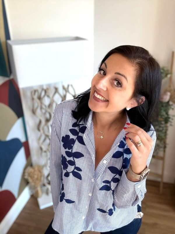Chemise à Rayures Bleues