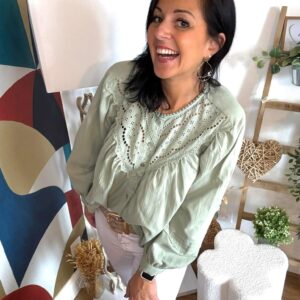 Blouse Vert Sauge
