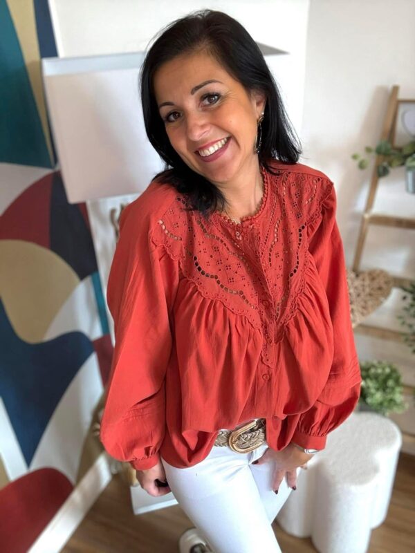 Blouse Terracotta – Image 4