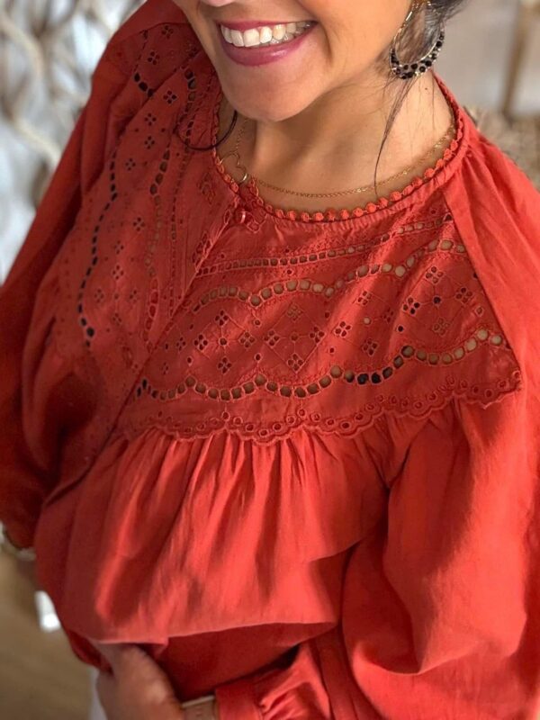 Blouse Terracotta – Image 2