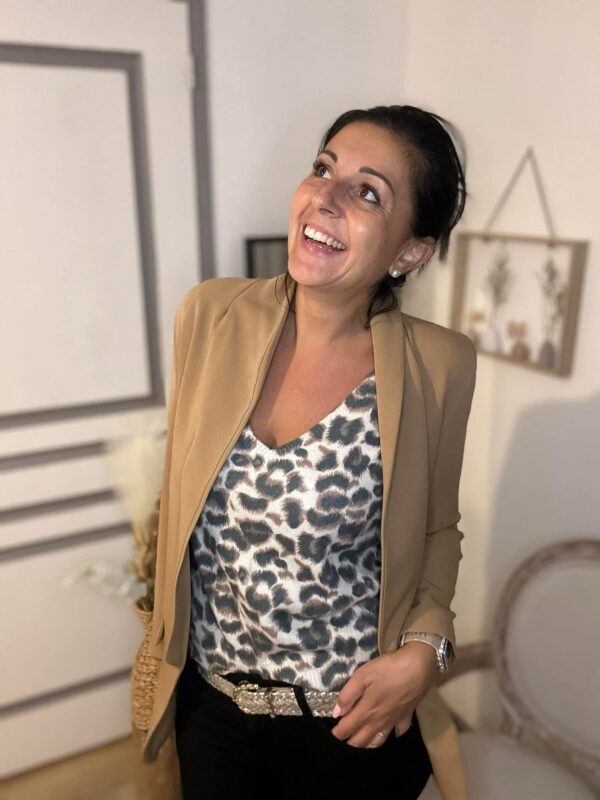 Blazer Camel Chic