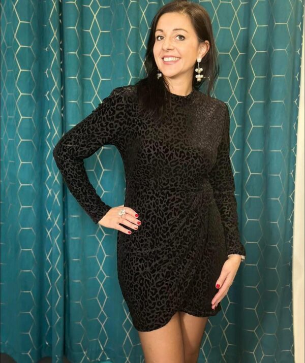Robe Velours Noir