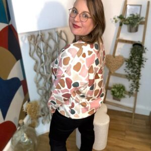 Pull Motifs Multicolores