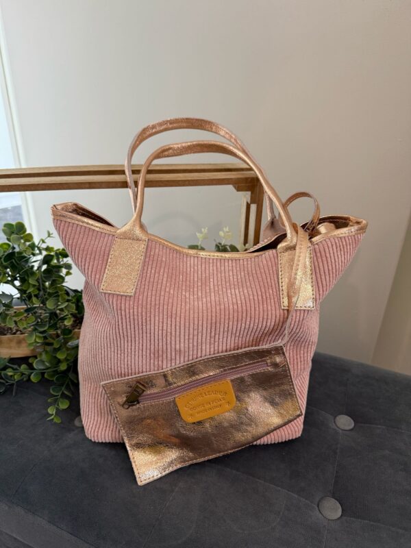 Sac Velours Rosé – Image 2