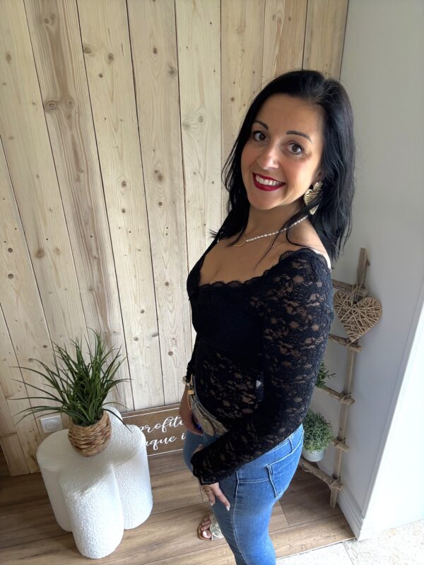 Haut dentelle noir – Image 2