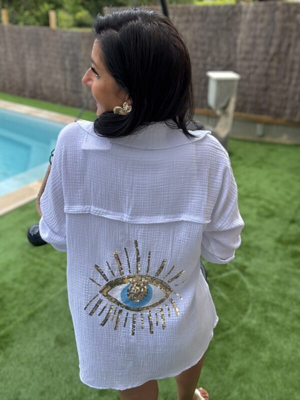 Chemise “Œil doré” – Image 2