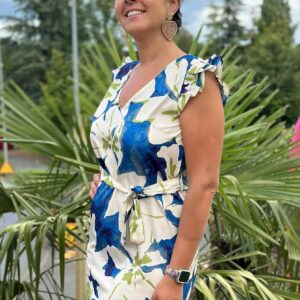Robe imprimée à fleurs