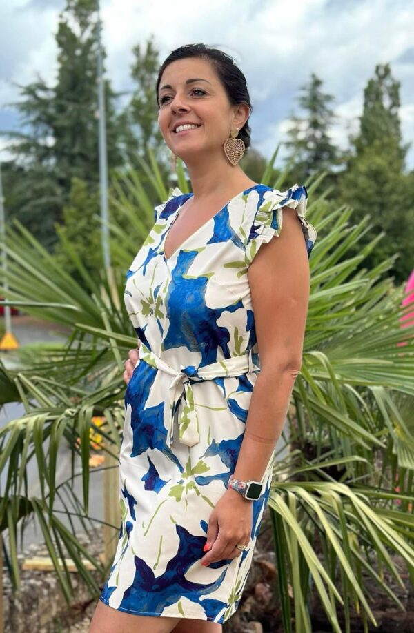 Robe imprimée à fleurs