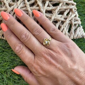 Bague Noeud d'or