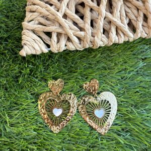 Boucles Cœurs Nacrés