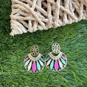 Boucles Éventail Multicolores