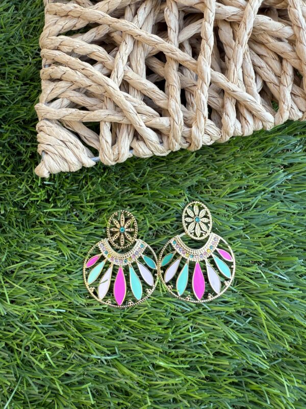 Boucles Éventail Multicolores
